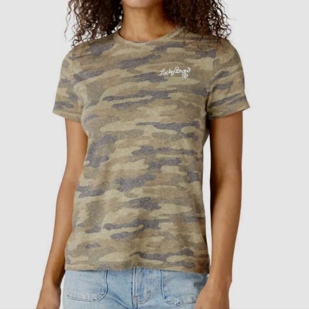Lucky Brand - Logo Camo Tee - Size M